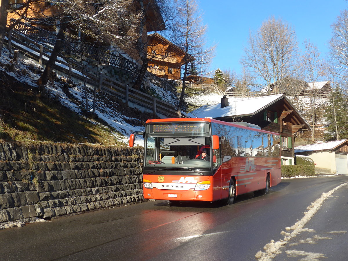 (200'233) - AFA Adelboden - Nr. 24/BE 26'701 - Setra am 25. Dezember 2018 in Adelboden, Landstrasse