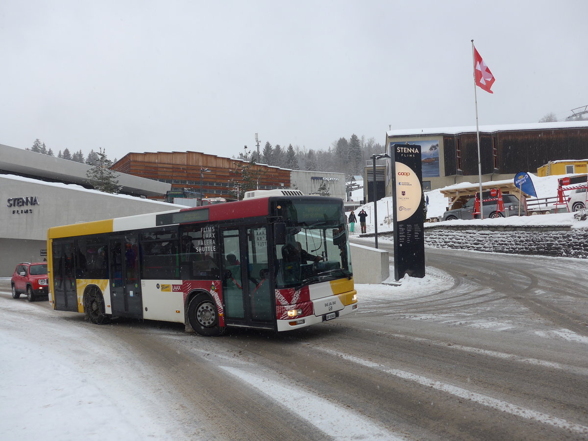 (200'587) - Stuppan, Flims - GR 52'063 - MAN/Gppel am 2. Januar 2019 in Flims, Bergbahnen