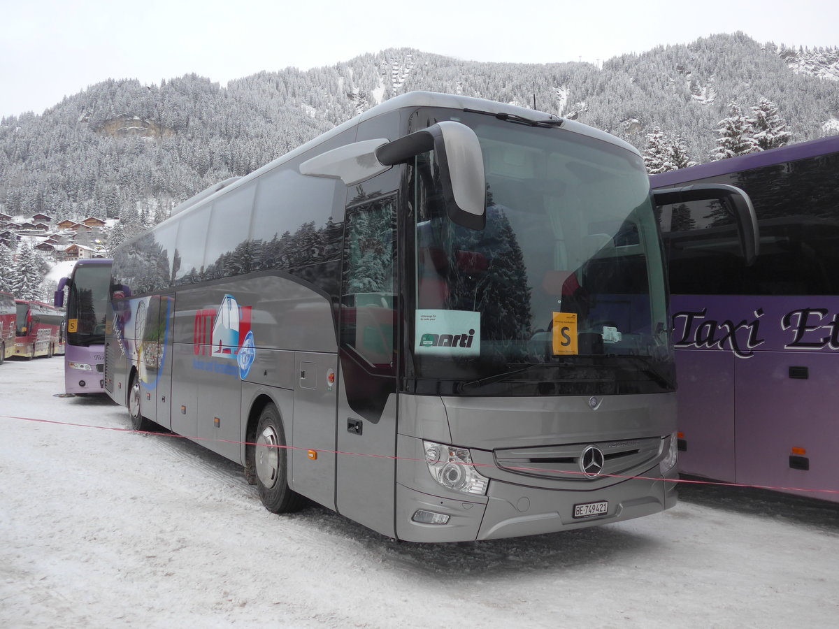 (200'719) - Ott, Steffisburg - BE 749'421 - Mercedes am 12. Januar 2019 in Adelboden, ASB