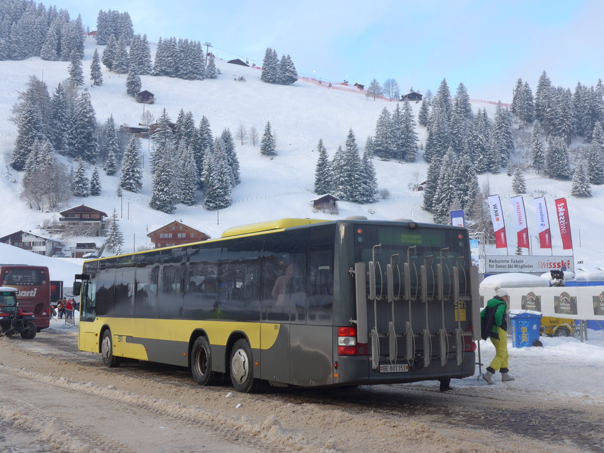 (200'858) - STI Thun - Nr. 151/BE 801'151 - MAN am 12. Januar 2019 in Adelboden, Weltcup