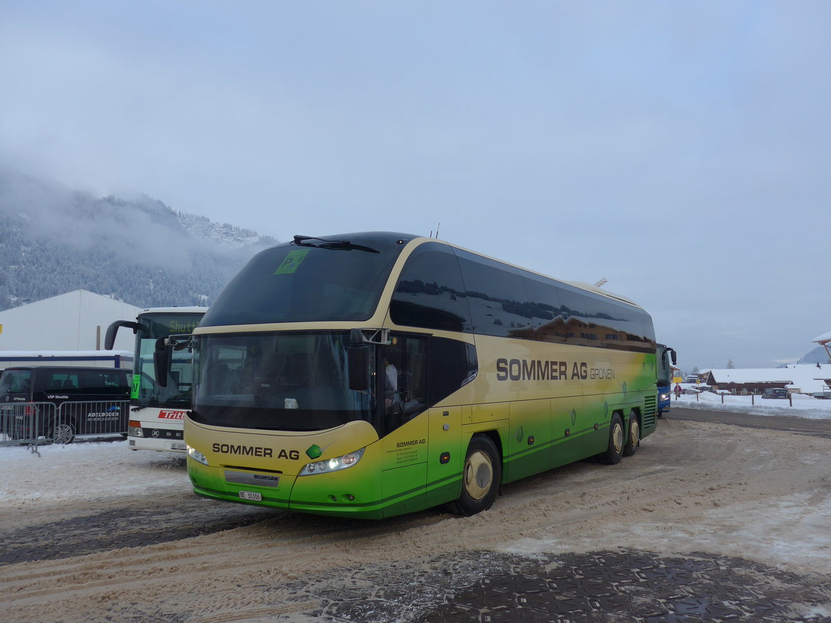 (200'882) - Sommer, Grnen - BE 30'306 - Neoplan (ex Wckerlin, Zrich) am 12. Januar 2019 in Adelboden, Weltcup