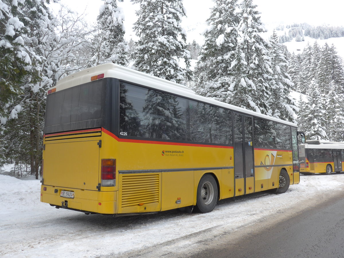 (200'942) - Flck, Brienz - Nr. 7/BE 59'424 - Setra am 12. Januar 2019 in Adelboden, Unter dem Birg