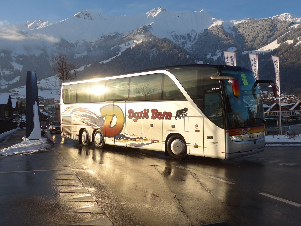 (200'973) - Dysli, Bern - Nr. 20/BE 10'444 - Setra (ex EvoBus, Kloten) am 12. Januar 2019 in Frutigen, Kanderstegstrasse