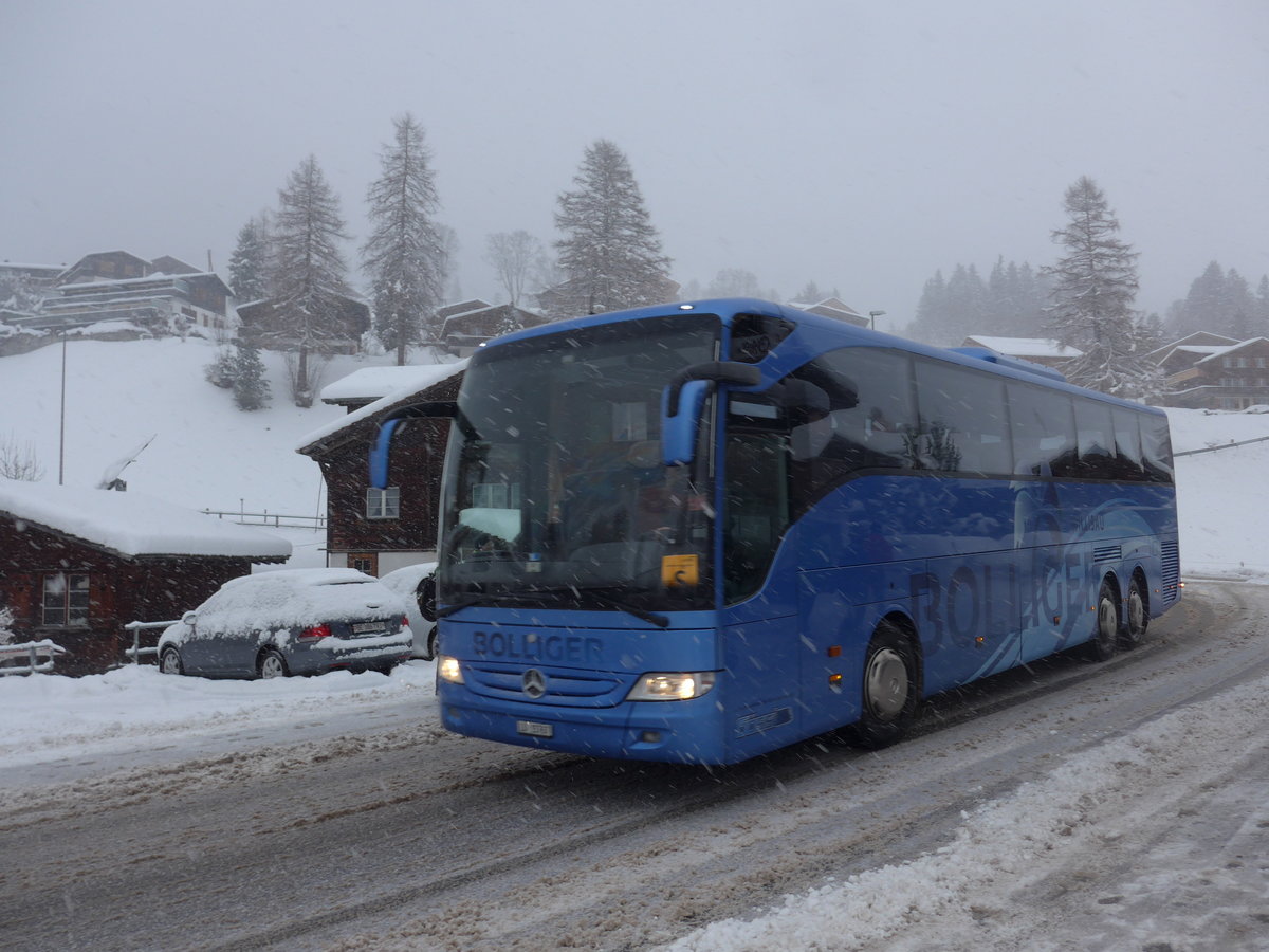 (201'085) - Bolliger, Willisau - LU 15'767 - Mercedes am 13. Januar 2019 in Adelboden, Oey