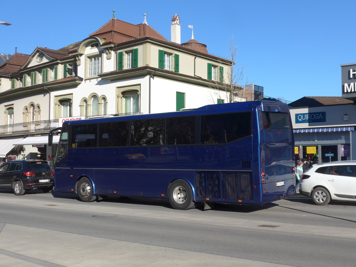 (201'731) - ??? - BE 139'160 - Bova am 18. Februar 2019 beim Bahnhof Interlaken West