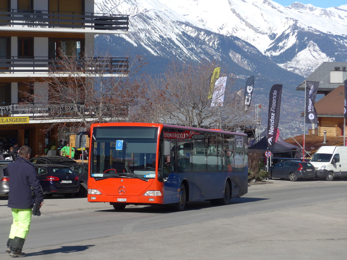 (202'423) - Lathion, Sion - Nr. 5/VS 24'726 - Mercedes (ex Chrisma, St. Moritz Nr. 1) am 16. Mrz 2019 in Haute-Nendaz, Tlcabine