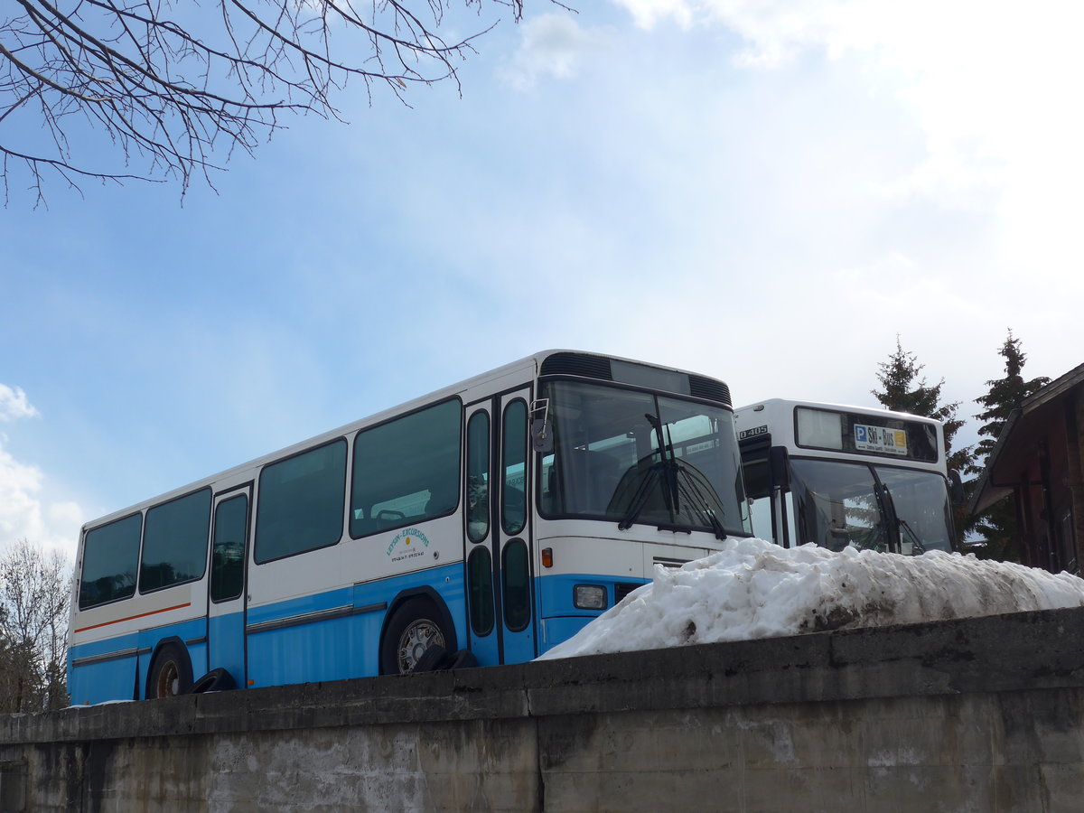 (202'461) - Leysin-Excursions, Leysin - NAW/Hess (ex RTB Altsttten Nr. 50) am 17. Mrz 2019 in Leysin, Garage