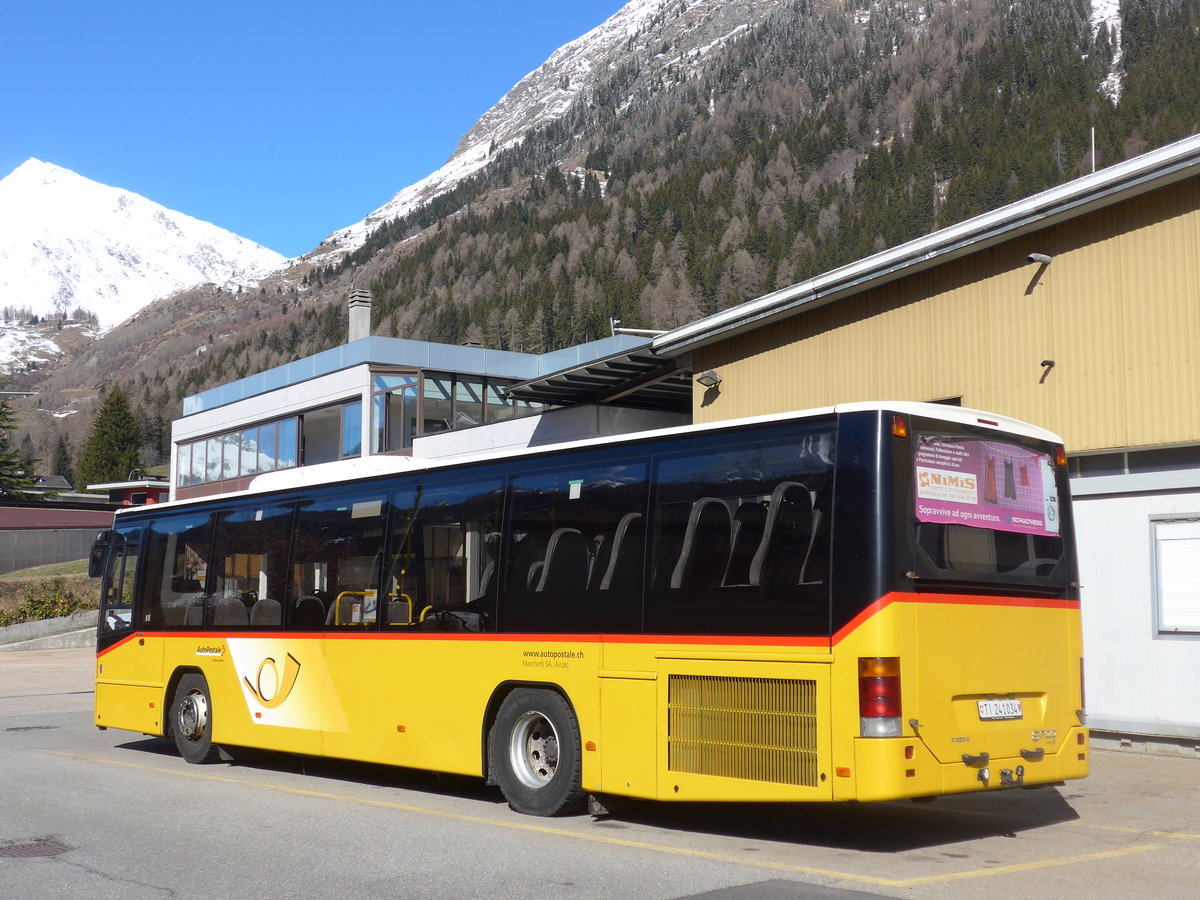 (202'538) - Marchetti, Airolo - TI 241'034 - Volvo am 19. Mrz 2019 in Airolo, Garage