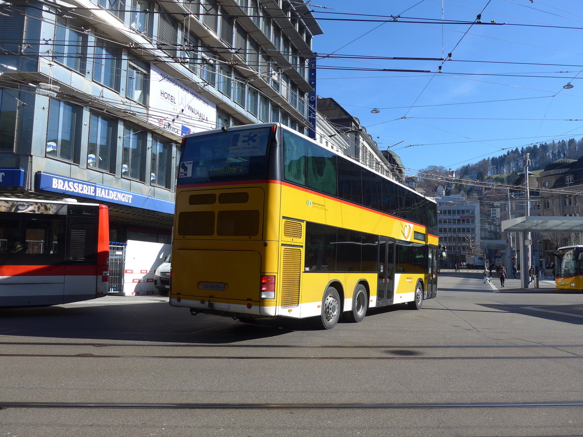 (202'763) - Casutt, Gossau - SG 268'054 - Neoplan am 21. Mrz 2019 beim Bahnhof St. Gallen