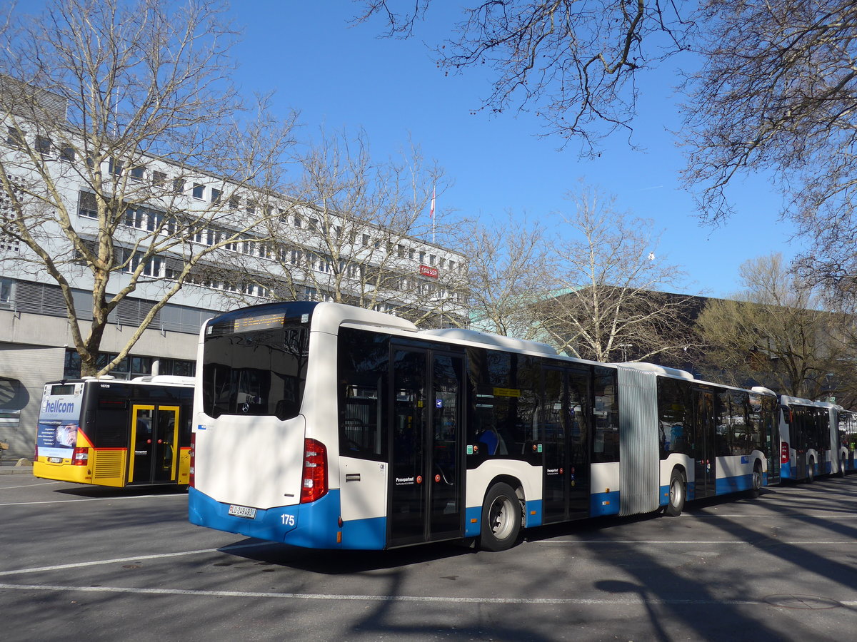 (203'283) - VBL Luzern - Nr. 175/LU 249'493 - Mercedes am 30. Mrz 2019 in Luzern, Inseli-P