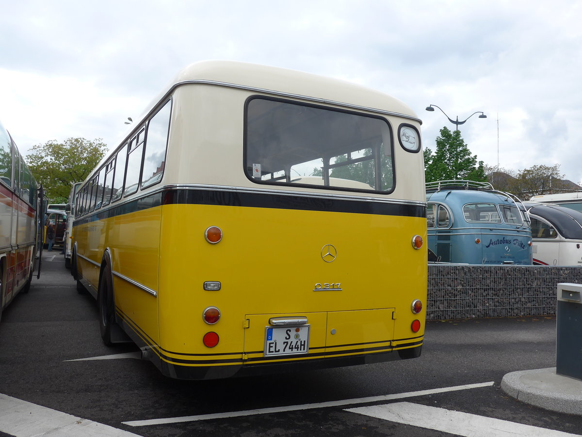 (203'965) - Aus Deutschland: SSB Stuttgart - S-EL 744H - Mercedes am 26. April 2019 in Haguenau, Parkplatz