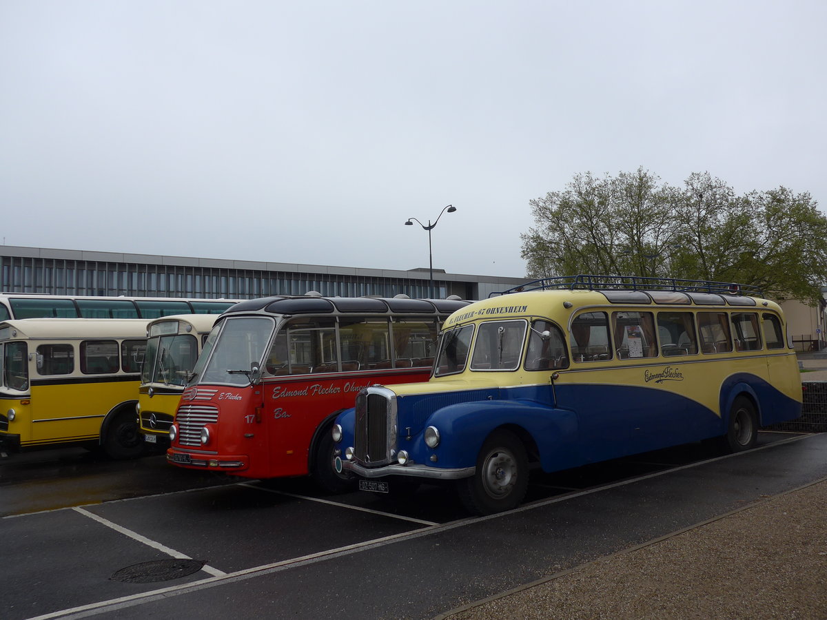 (204'409) - Flecher, Ohnenheim - DZ 507 MG - Saurer/Di Rosa am 27. April 2019 in Haguenau, Parkplatz