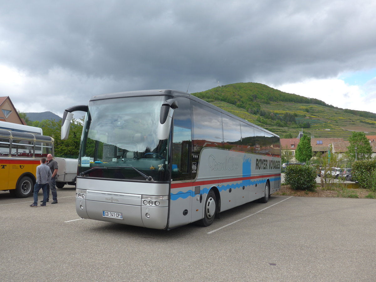 (204'540) - Royer, Herrlisheim - CD 741 CP - Van Hool am 28. April 2019 in Kaysersberg, Rocade Verte