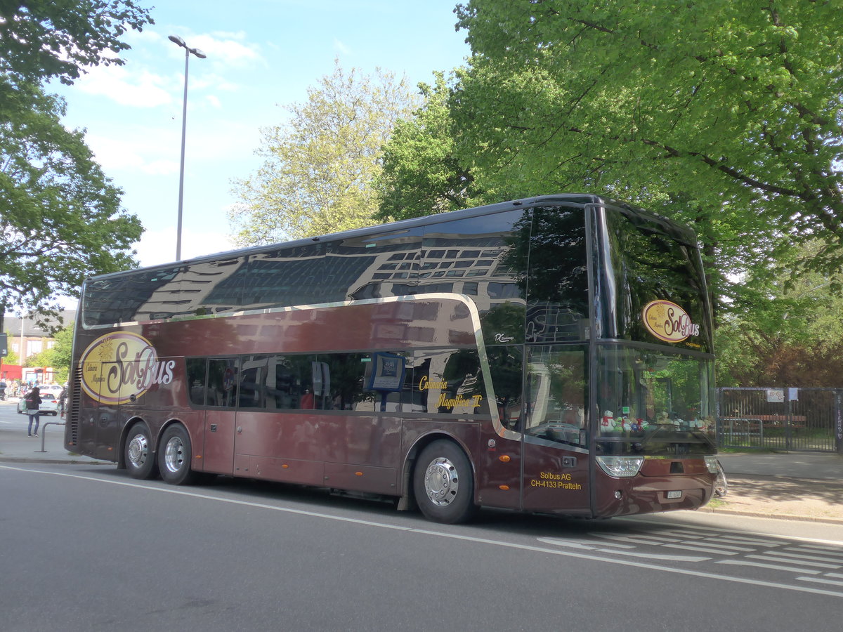 (204'960) - Aus der Schweiz: Solbus, Pratteln - BL 6248 - Van Hool am 11. Mai 2019 in Hamburg, St. Pauli