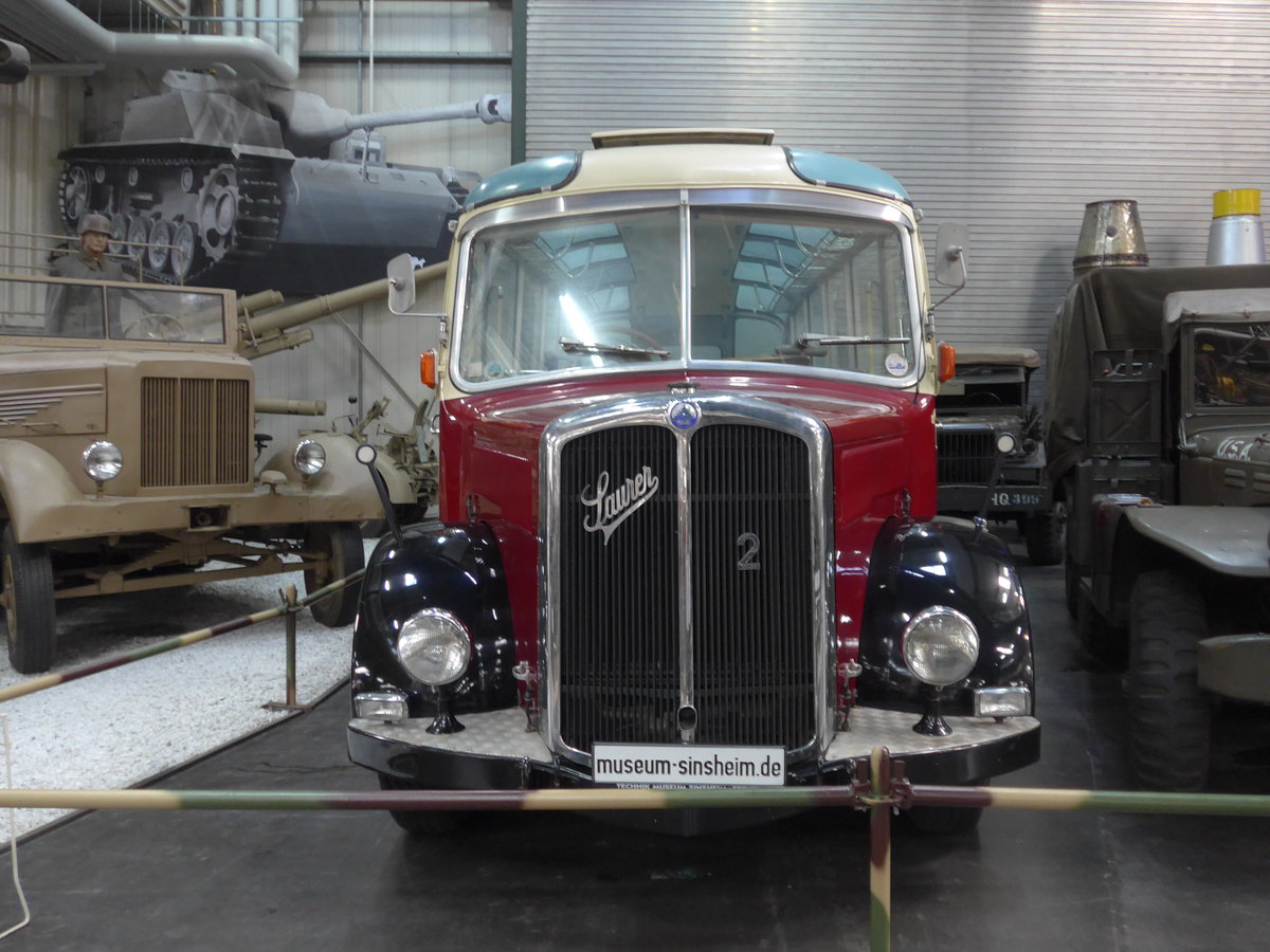 (205'022) - Museum, Sinsheim - Nr. 2 - Saurer am 13. Mai 2019 in Sinsheim, Museum