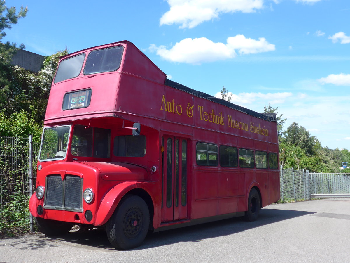 (205'183) - Museum, Sinsheim - A.E.C. (ex Londonbus) am 13. Mai 2019 in Sinsheim, Museum