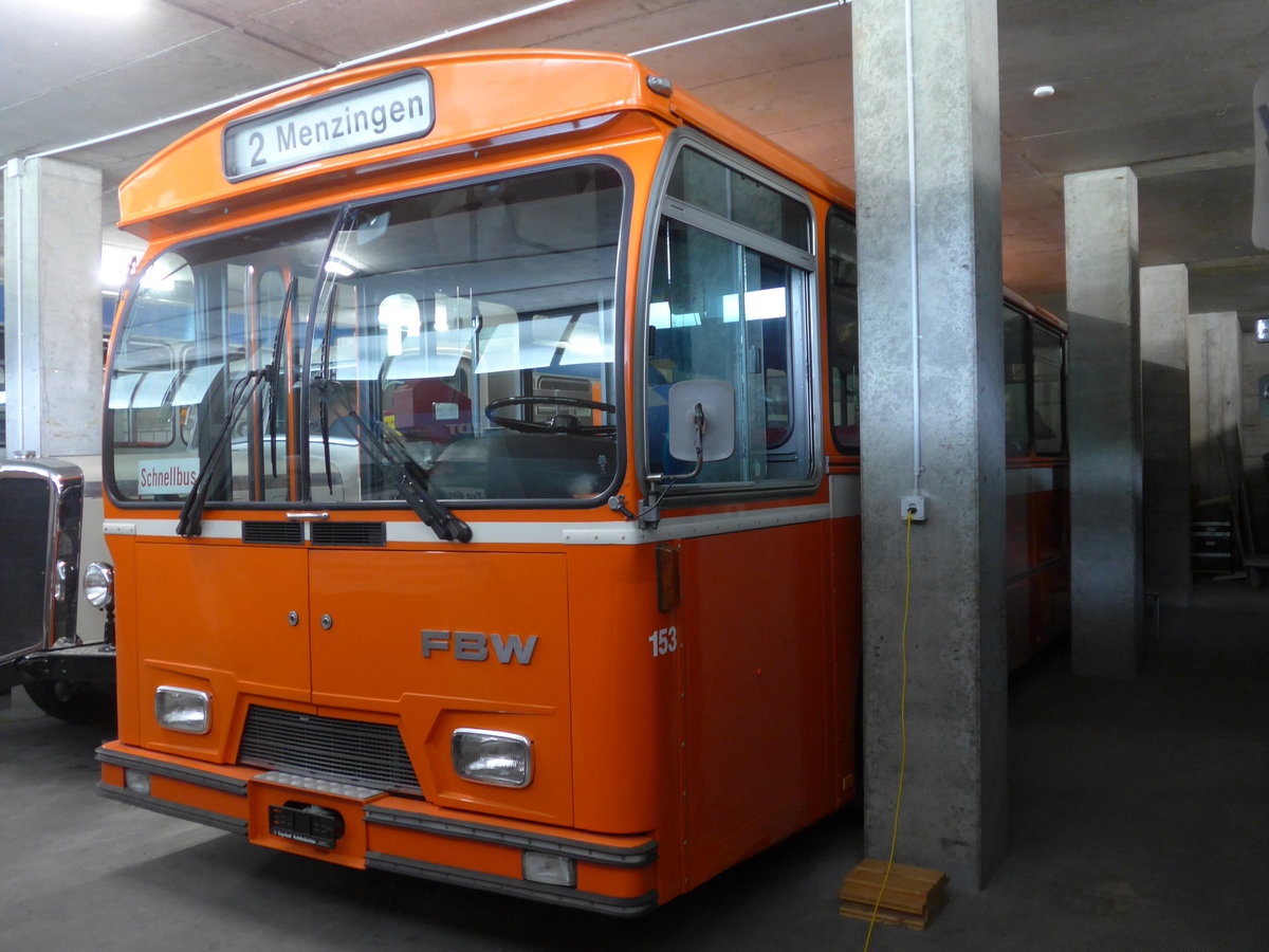 (205'249) - ZVB Zug - Nr. 153 - FBW/Hess (ex Nr. 28; ex Nr. 3) am 18. Mai 2019 in Neuheim, ZDT