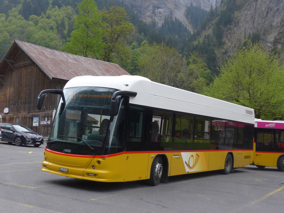 (205'306) - PostAuto Bern - BE 475'161 - Hess am 19. Mai 2019 in Stechelberg, Hotel