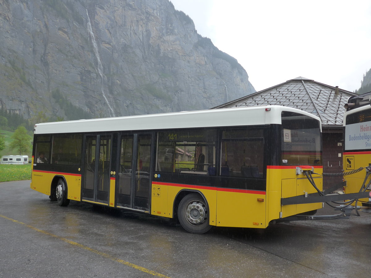 (205'313) - PostAuto Bern - BE 499'063 - Lanz+Marti/Hess Personenanhnger (ex VBL Luzern Nr. 310) am 19. Mai 2019 in Stechelberg, Hotel