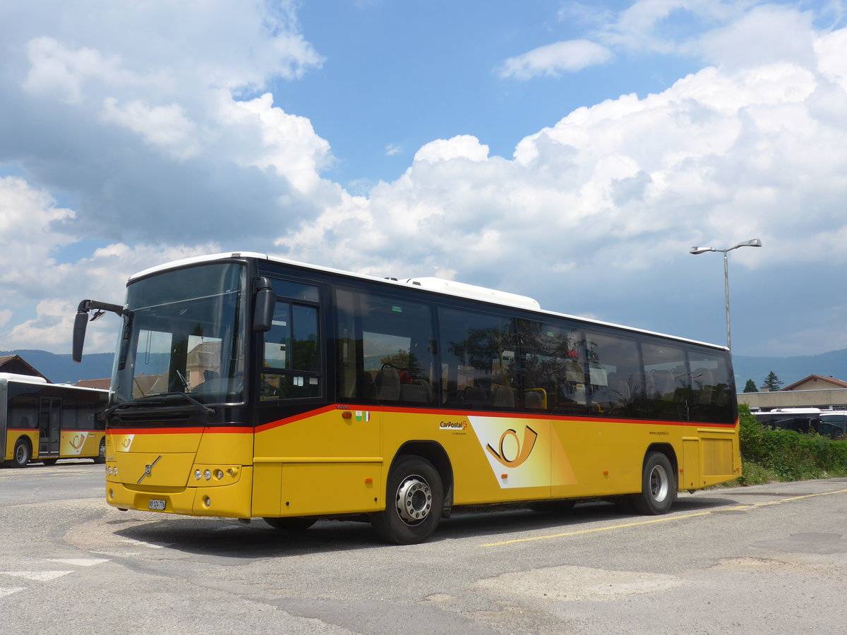 (205'408) - CarPostal Ouest - VD 124'776 - Volvo am 25. Mai 2019 in Yverdon, Garage