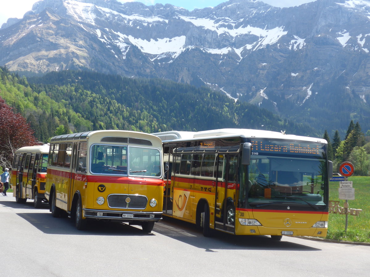 (205'640) - Mller, Ennetmoos - NW 23'167 - FBW/Gangloff (ex Rentsch, Gunten; ex P 23'203; ex P 21'003) am 30. Mai 2019 in Eigenthal, Talboden