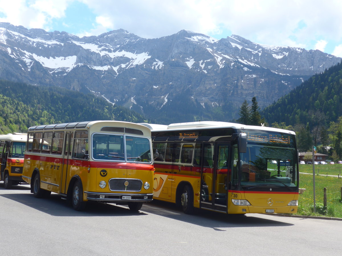 (205'641) - Mller, Ennetmoos - NW 23'167 - FBW/Gangloff (ex Rentsch, Gunten; ex P 23'203; ex P 21'003) am 30. Mai 2019 in Eigenthal, Talboden