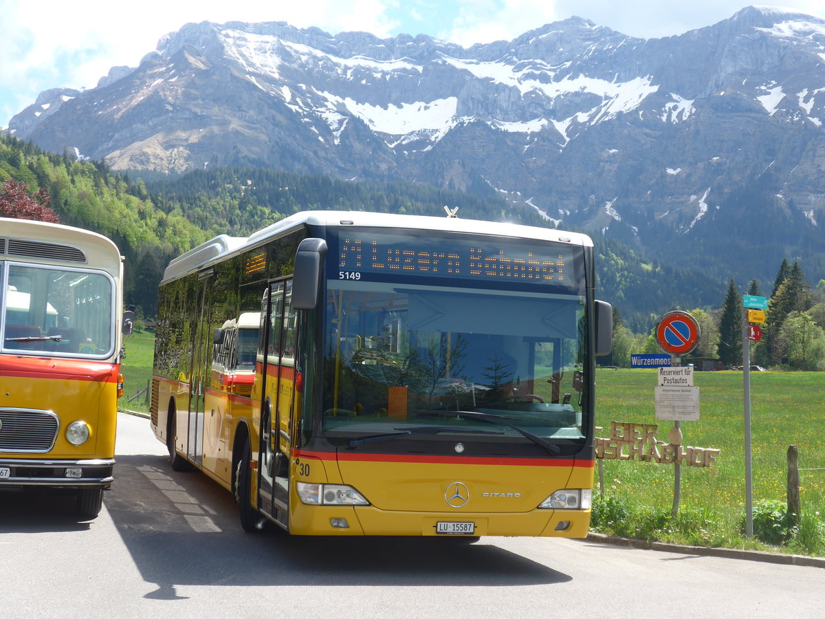 (205'642) - Bucheli, Kriens - Nr. 30/LU 15'587 - Mercedes am 30. Mai 2019 in Eigenthal, Talboden