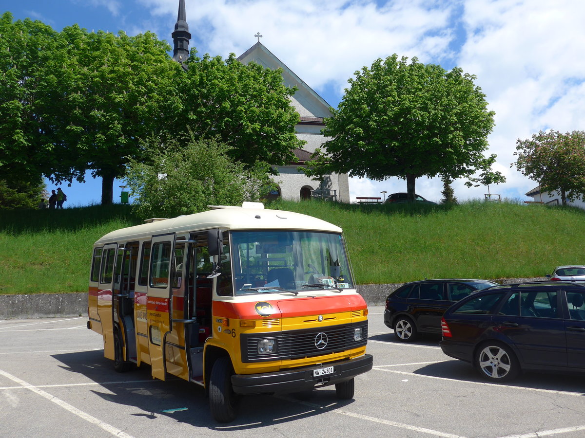 (205'670) - Mller, Ennetmoos - Nr. 6/NW 24'301 - Mercedes (ex Portenier, Adelboden Nr. 6; ex Geiger, Adelboden Nr. 6) am 30. Mai 2019 in Schwarzenberg, Hotel weisses Kreuz