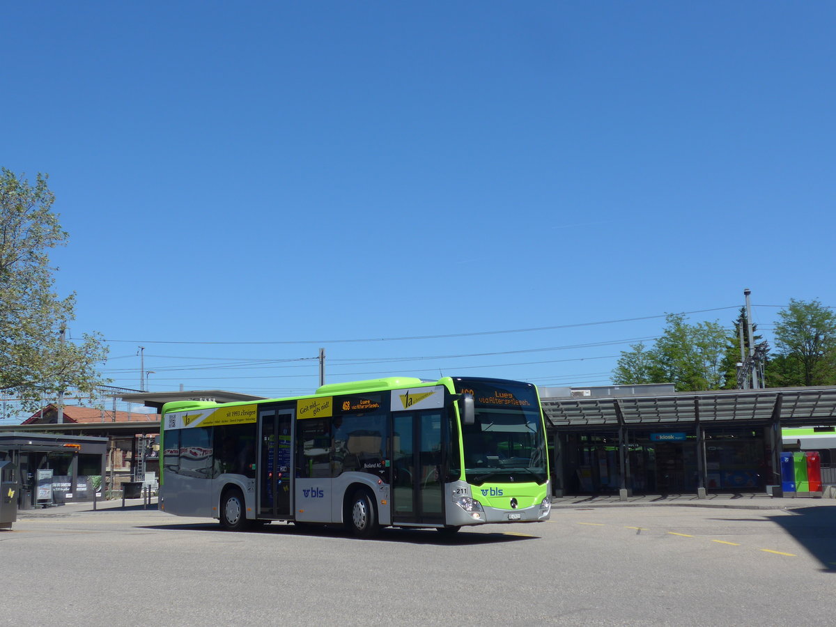 (205'715) - Busland, Burgdorf - Nr. 211/BE 479'211 - Mercedes am 2. Mai 2019 beim Bahnhof Burgdorf