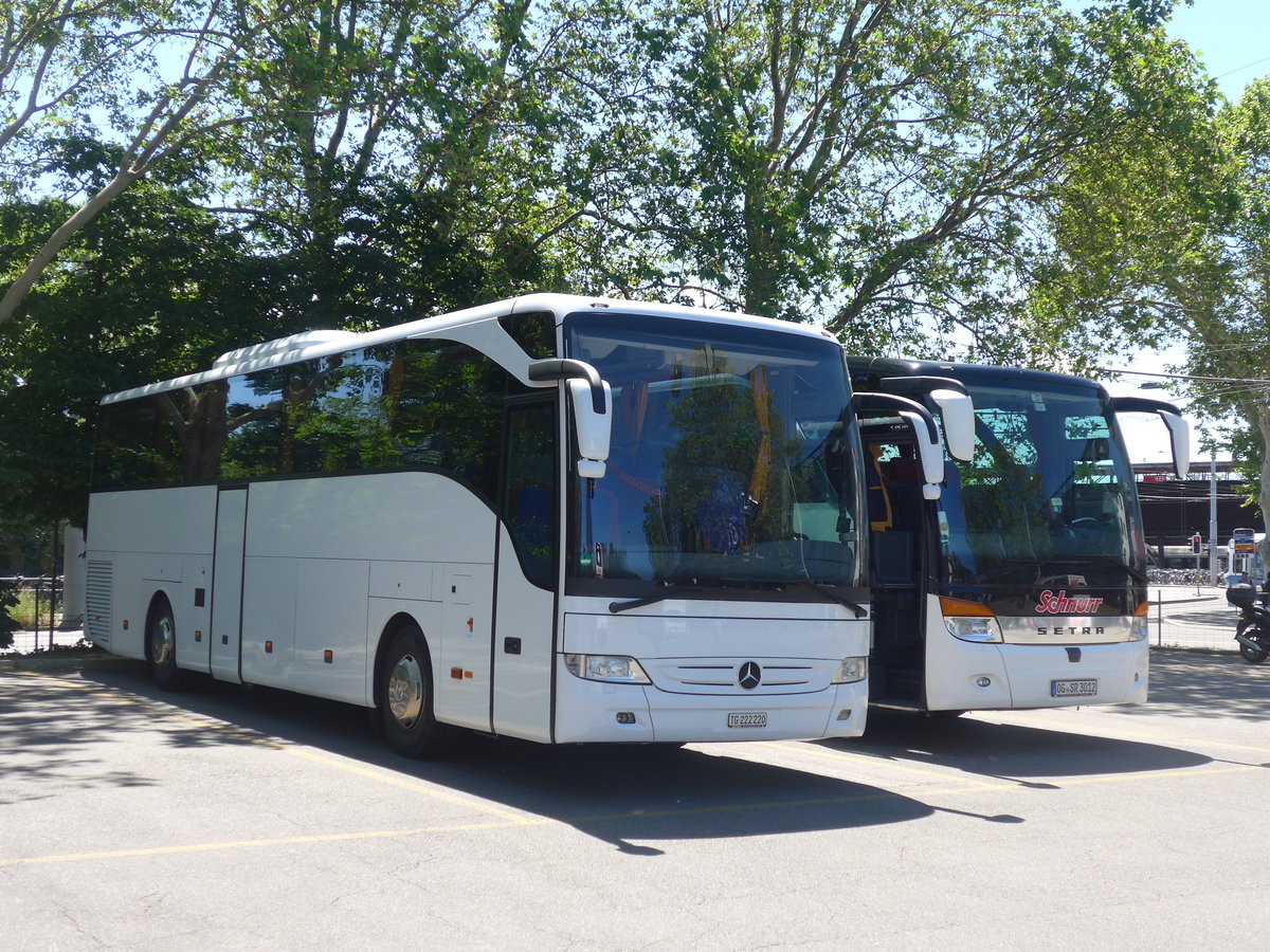 (205'917) - Bustrans, Bottighofen - TG 222'220 - Mercedes am 8. Juni 2019 in Zrich, Sihlquai