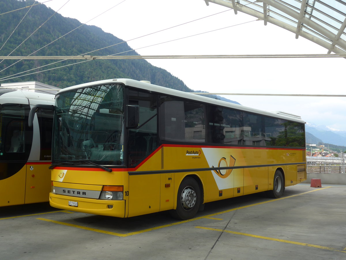 (206'198) - PostAuto Graubnden (Thepra 10) - GR 178'949 - Setra am 9. Juni 2019 in Chur, Postautostation