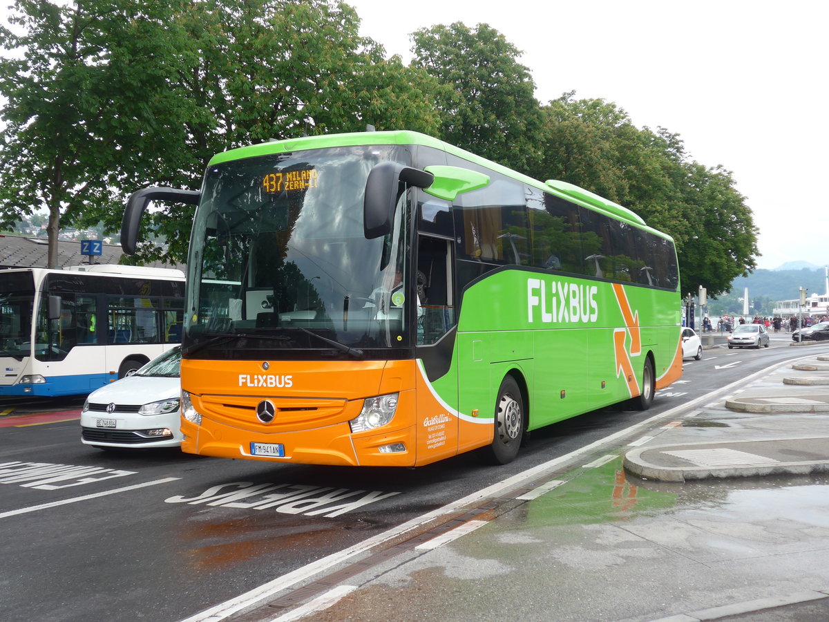 (206'259) - Aus Italien: Garbellini, Como - FM-941 AN - Mercedes am 9. Juni 2019 beim Bahnhof Luzern