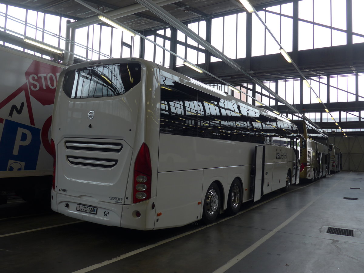 (206'538) - VBL Luzern - LU 202'668 - Volvo am 22. Juni 2019 in Luzern, Depot (Ersatzfahrzeug)