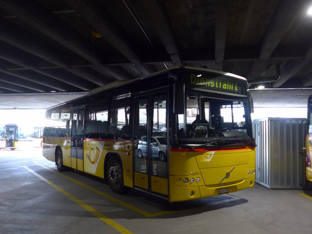 (206'637) - CarPostal Ouest - VD 261'795 - Volvo (ex PostAuto Graubnden; ex AutoPostale Ticino Nr. 512) am 22. Juni 2019 in Bern, Postautostation