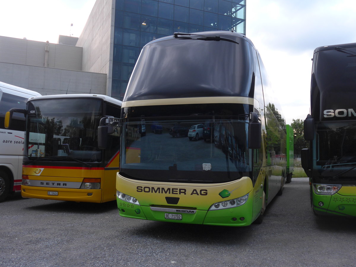 (206'646) - Sommer, Grnen - BE 71'702 - Neoplan am 22. Juni 2019 in Thun, Kleine Allmend