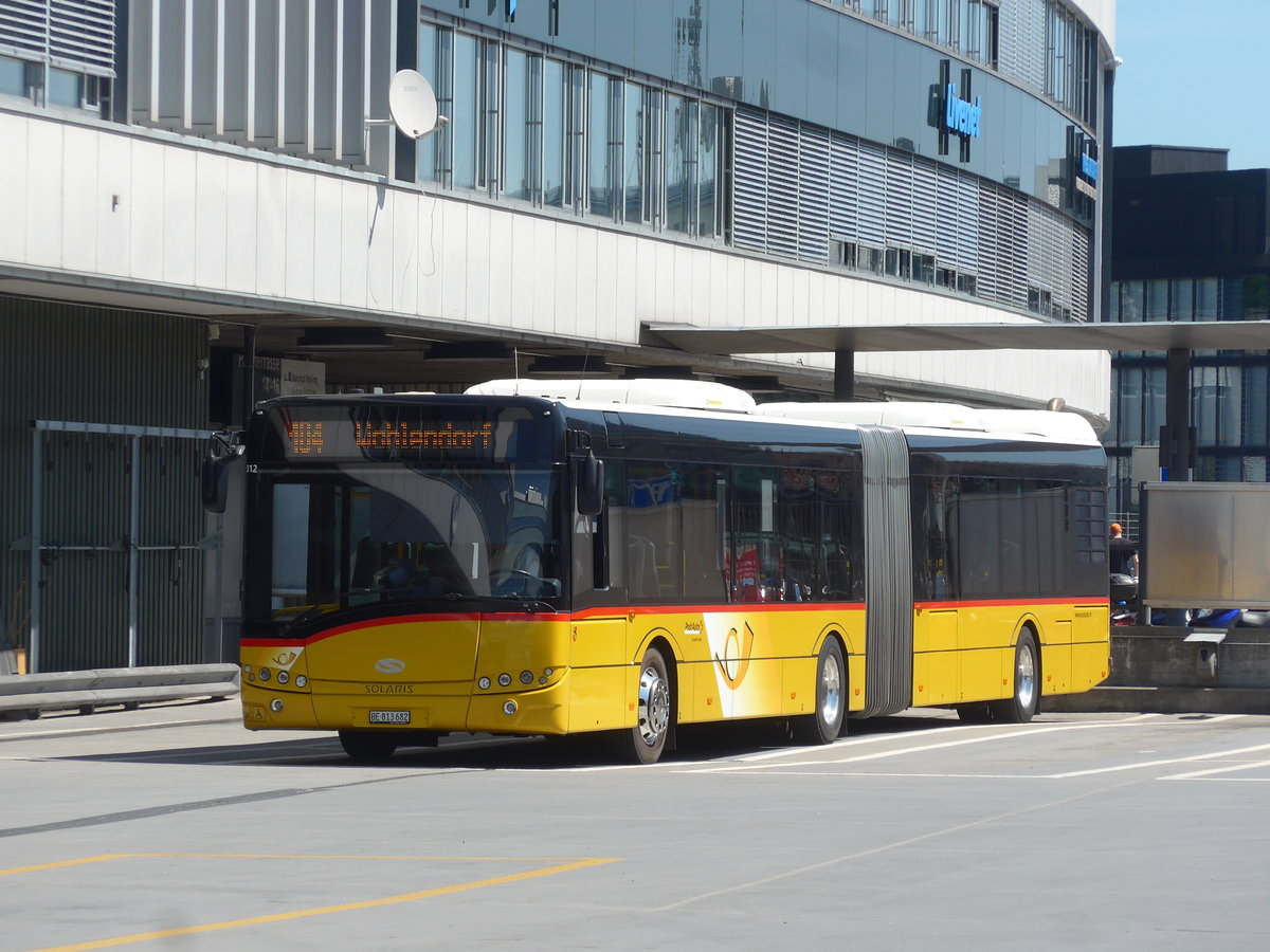 (206'781) - PostAuto Bern - Nr. 682/BE 813'682 - Solaris am 24. Juni 2019 in Bern, Postautostation