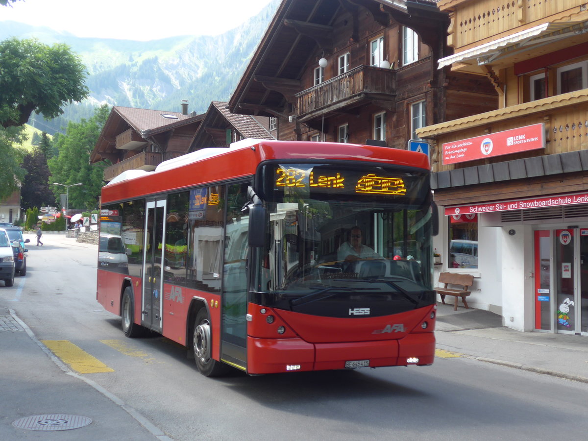 (206'941) - AFA Adelboden - Nr. 59/BE 645'415 - Scania/Hess am 1. Juli 2019 in Lenk, Rawilstrasse