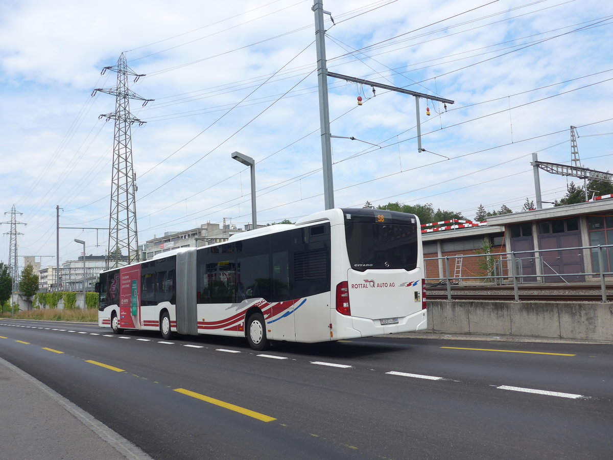 (207'599) - ARAG Ruswil - Nr. 49/LU 274'089 - Mercedes am 8. Juli 2019 beim Bahnhof Zollikofen