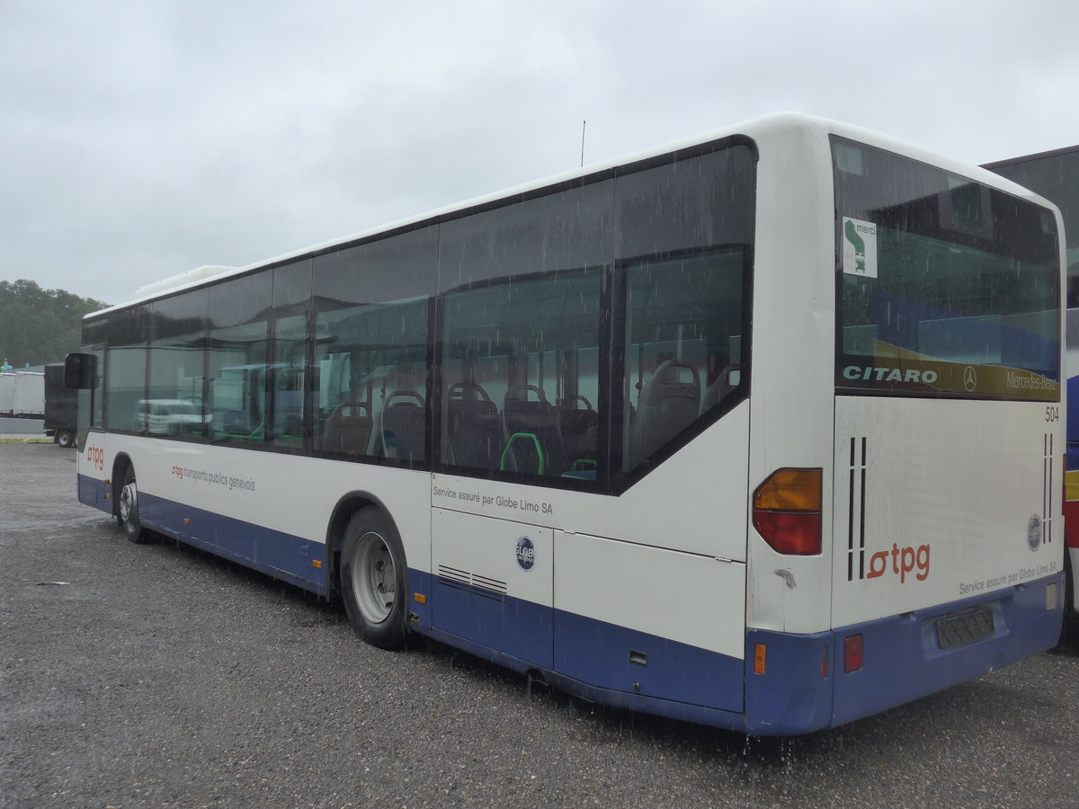 (208'175) - Globe-Limo, Genve - Nr. 504 - Mercedes (ex TPL Lugano Nr. 8) am 28. Juli 2019 in Kloten, EvoBus