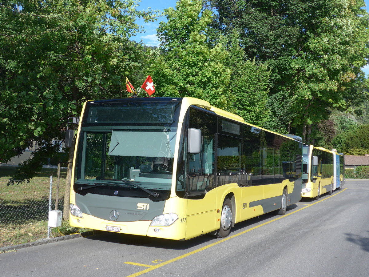 (208'263) - STI Thun - Nr. 177/BE 752'177 - Mercedes am 1. August 2019 bei der Schifflndte Thun