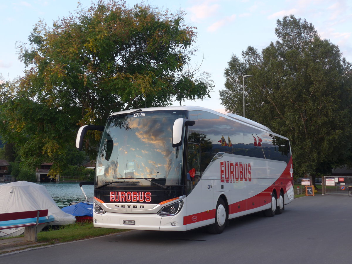 (208'271) - Knecht, Windisch - Nr. 50/AG 14'086 - Setra am 2. August 2019 in Thun, Strandbad