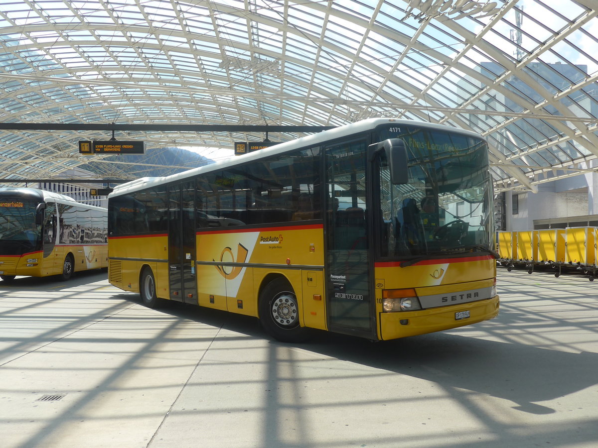 (208'669) - PostAuto Graubnden (Thepra 10) - GR 178'949 - Setra am 11. August 2019 in Chur, Postautostation