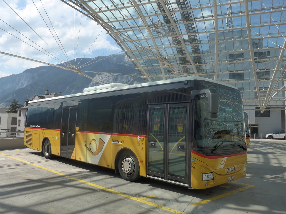 (208'703) - PostAuto Graubnden - GR 170'431 - Iveco am 11. August 2019 in Chur, Postautostation