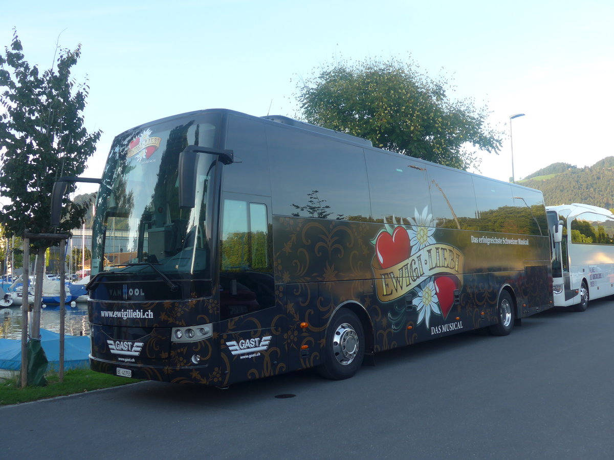 (208'748) - Gast, Utzenstorf - BE 41'755 - Van Hool am 16. August 2019 in Thun, Strandbad