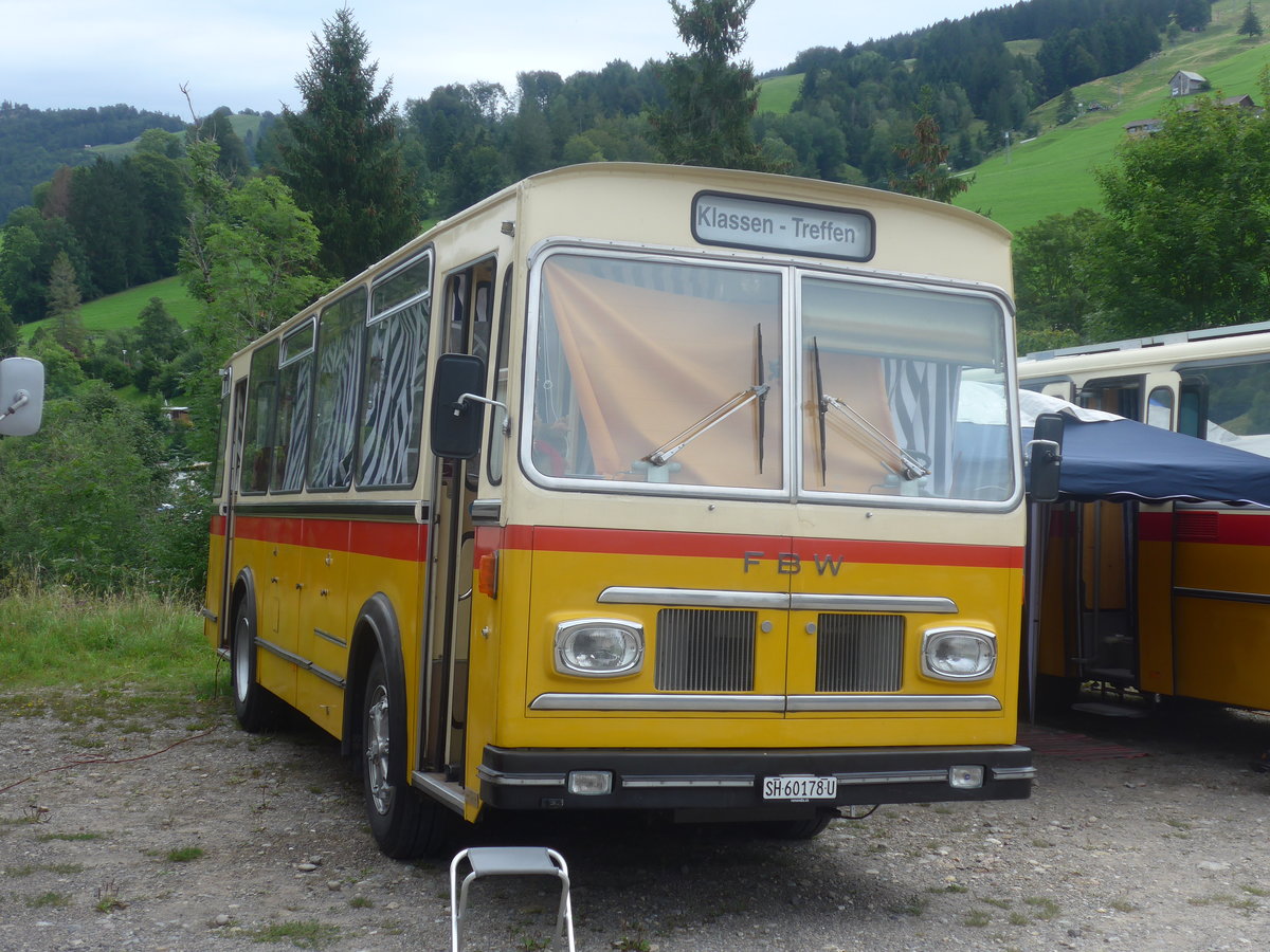 (208'789) - Ruch, Schaffhausen - SH 60'178 U - FBW/FHS (ex Niederer, Grub; ex Baumgartner, Horn; ex Bucheli, Kriens Nr. 9; ex Bucheli, Kriens Nr. 16) am 17. August 2019 in Atzmnnig, Schutt