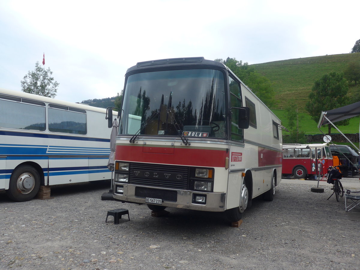 (208'845) - Schweizer, Steffisburg - BE 567'235 - Volvo/Van Hool am 17. August 2019 in Atzmnnig, Schutt