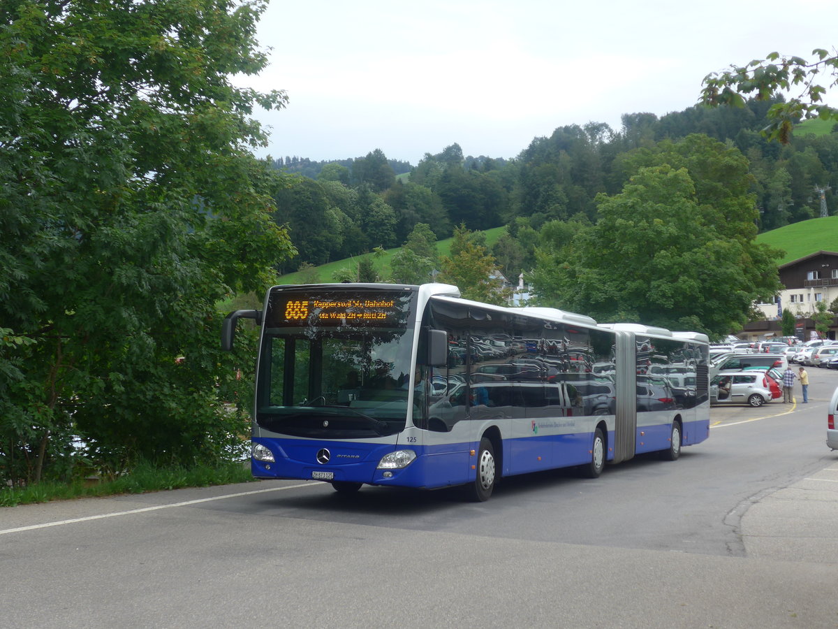 (208'854) - VZO Grningen - Nr. 125/ZH 873'125 - Mercedes am 17. August 2019 in Atzmnnig, Schutt