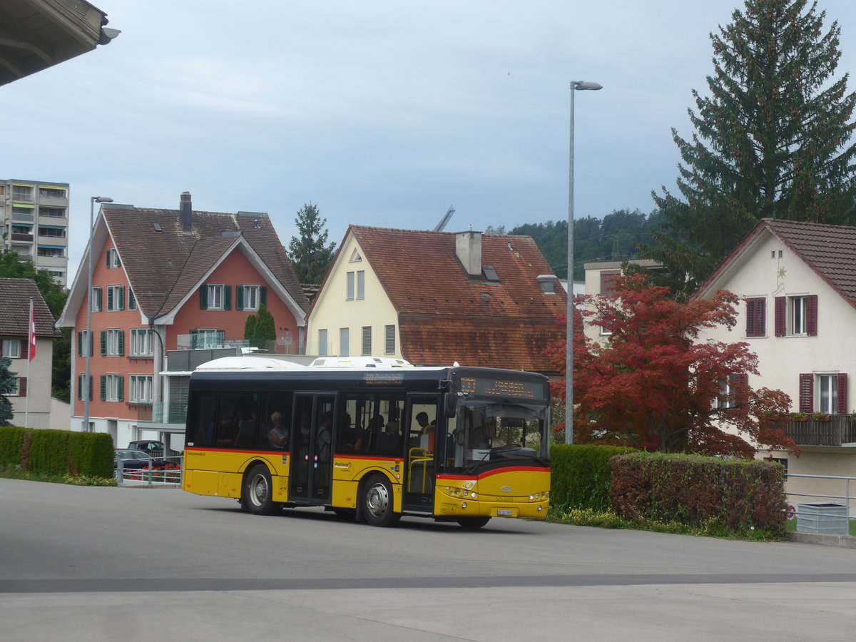 (208'894) - PostAuto Ostschweiz - SG 267'069 - Solaris (ex Express-Auto, Kreuzlingen) am 17. August 2019 beim Bahnhof Uznach