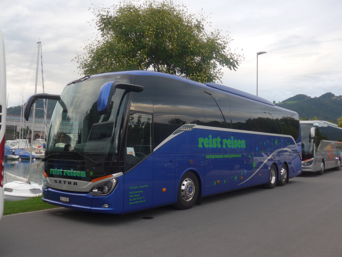 (208'963) - Reist, Gutenburg - BE 53'550 - Setra am 17. August 2019 in Thun, Strandbad