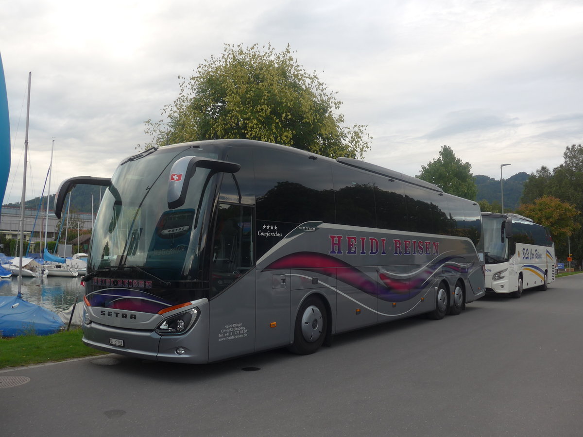 (208'968) - Heidi, Liesberg - BL 57'182 - Setra am 17. August 2019 in Thun, Strandbad